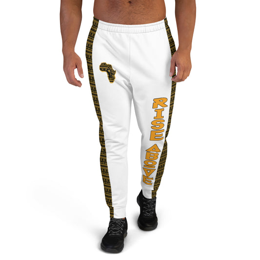 Rise Above Rolaty-White Men's Joggers