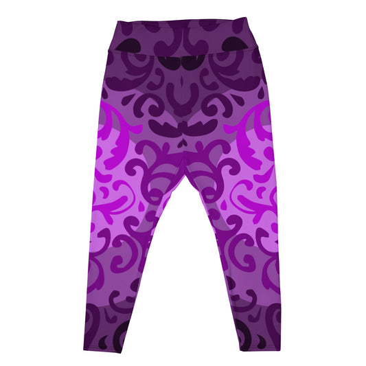 Purple Hills Plus Size Leggings