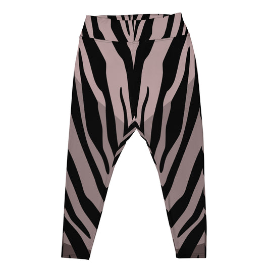 Zebra Plus Size Leggings