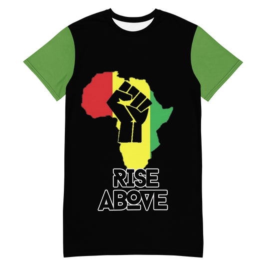 Rise Above Green Thumb-T-shirt dress