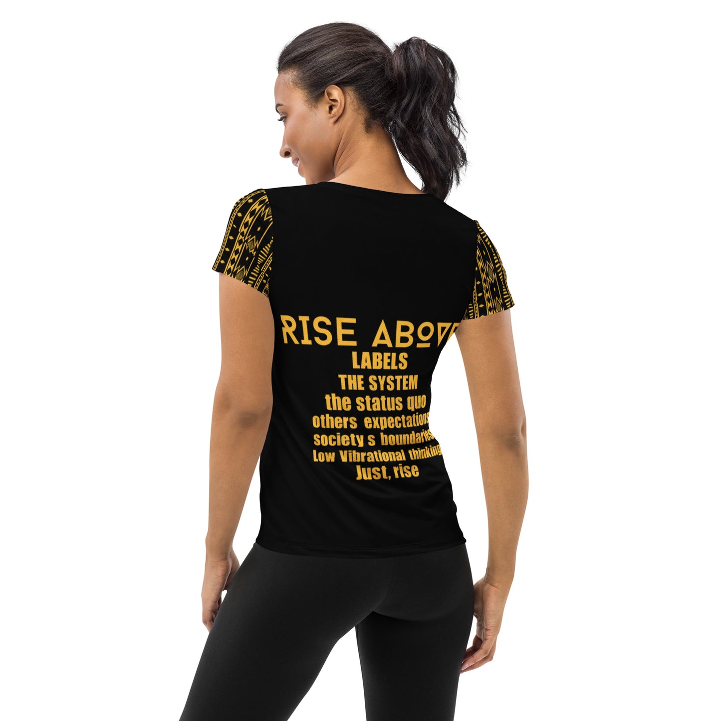 Rise Above: Royalty- Women's Athletic T-shirt