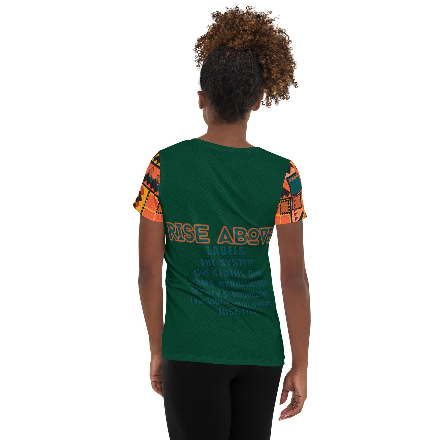 Rise Above: Live and In Color- Women's Athletic T-shirt