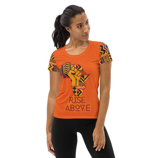 Rise Above: Village Rebel- Women's Athletic T-shirt