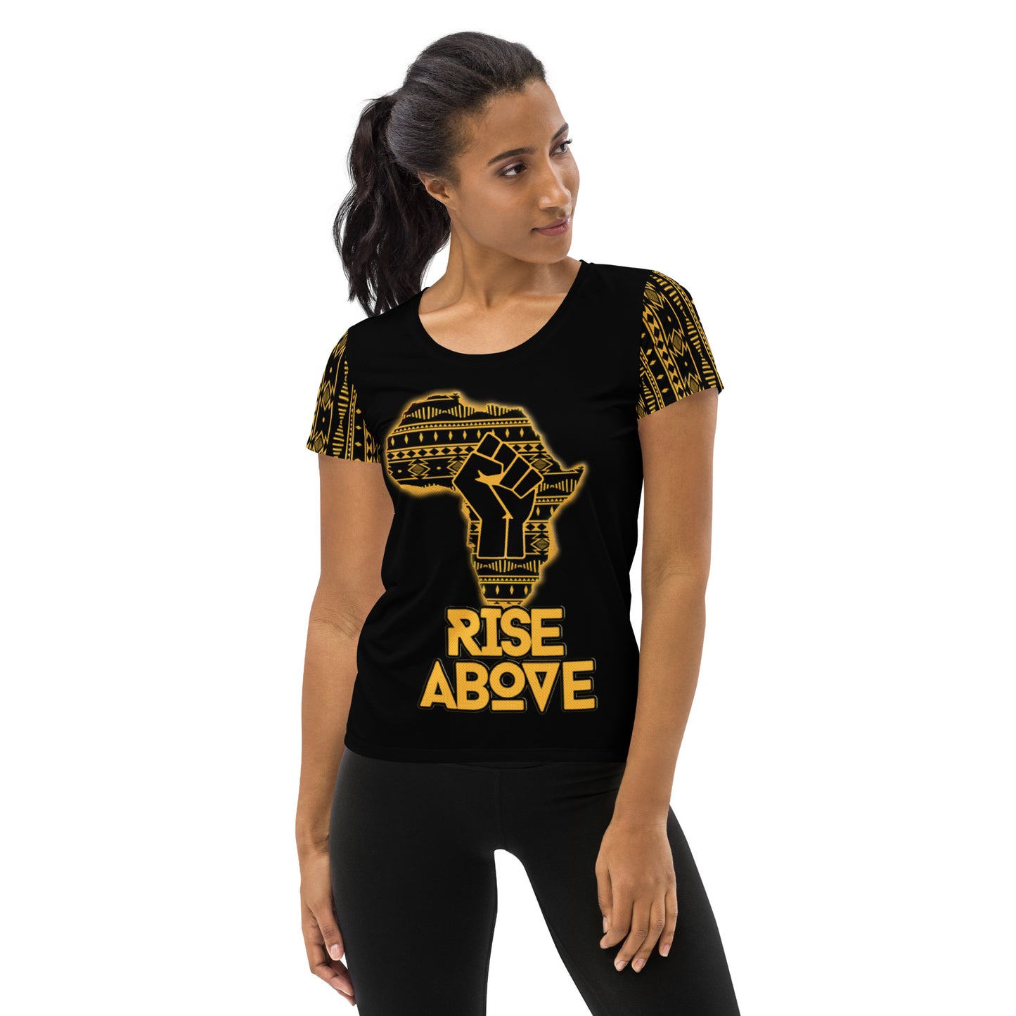 Rise Above: Royalty- Women's Athletic T-shirt