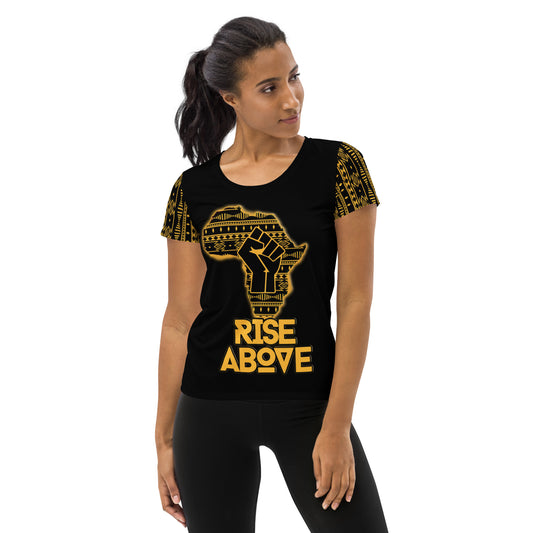 Rise Above: Royalty- Women's Athletic T-shirt