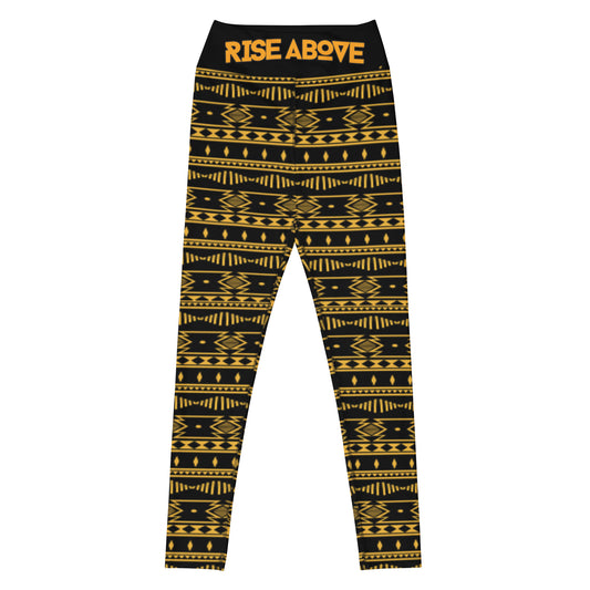 Rise Above: Royalty-Yoga Leggings