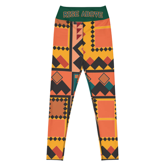 Rise Above: Live and in Color-Yoga Leggings