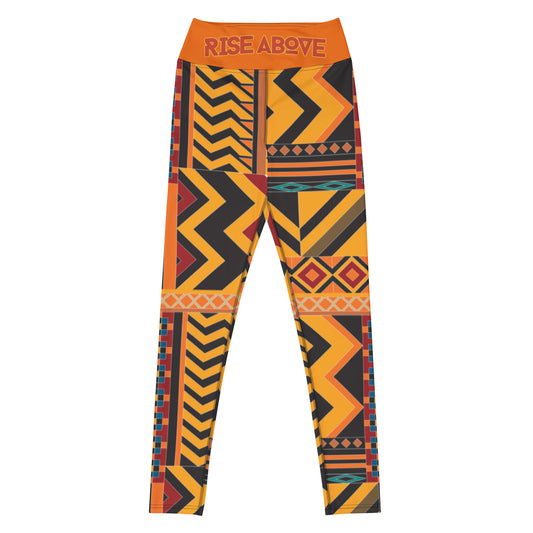 Rise Above: Village Rebel-Yoga Leggings