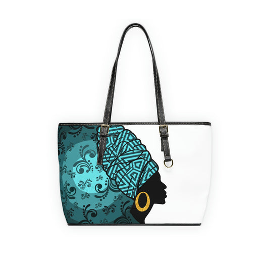 Cooling Waters Leather Shoulder Bag