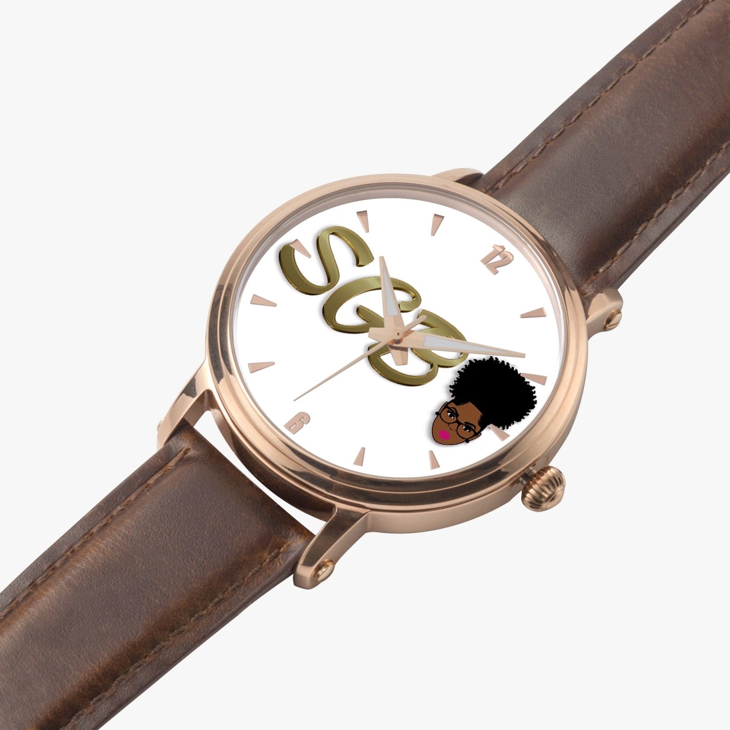 Sassy Girl Brand-Automatic Watch (Rose Gold)