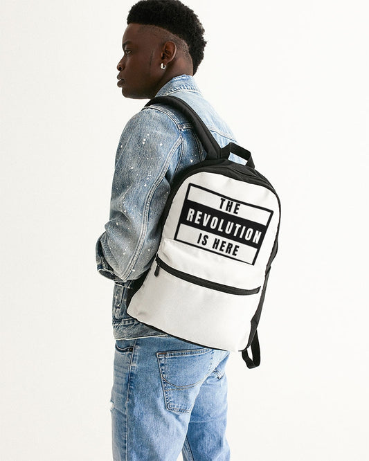 The Revolution Is Here Small Canvas Backpack