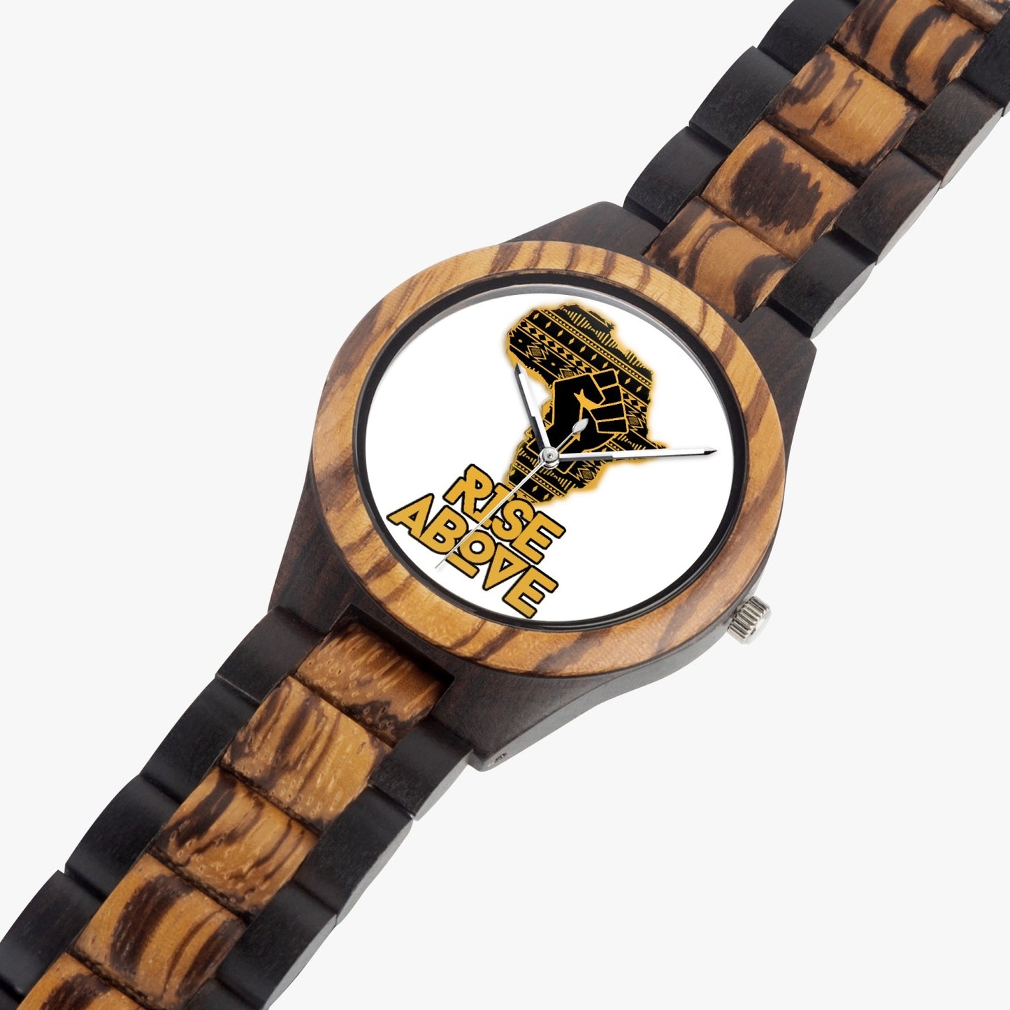 Rise Above: Royalty-. Indian Ebony Wooden Watch