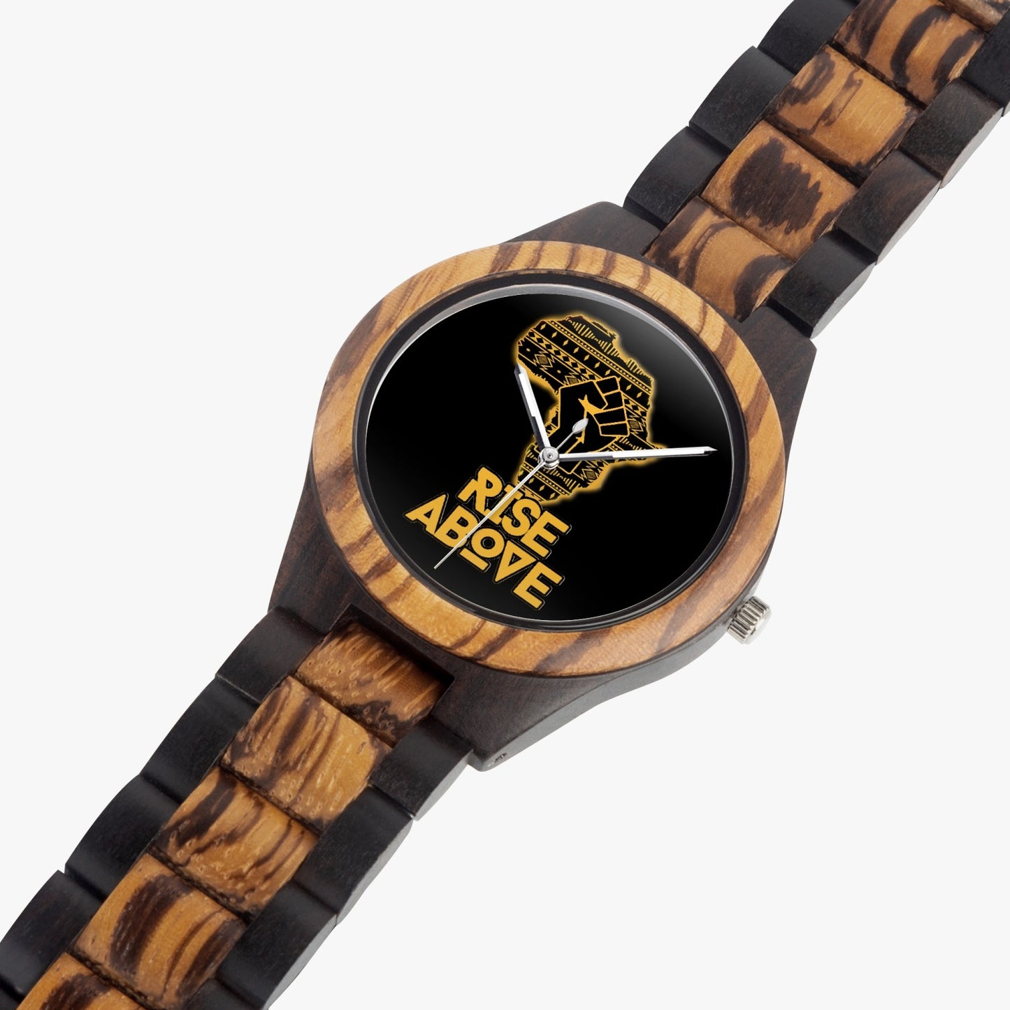 Rise Above: Royalty-. Indian Ebony Wooden Watch