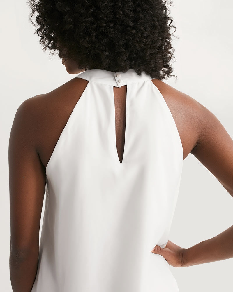 multi colored afro WOMAN Women's Halter Dress