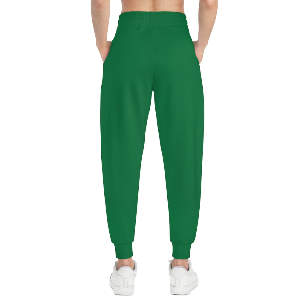 Rise Above: RBG Pride Green Athletic Joggers