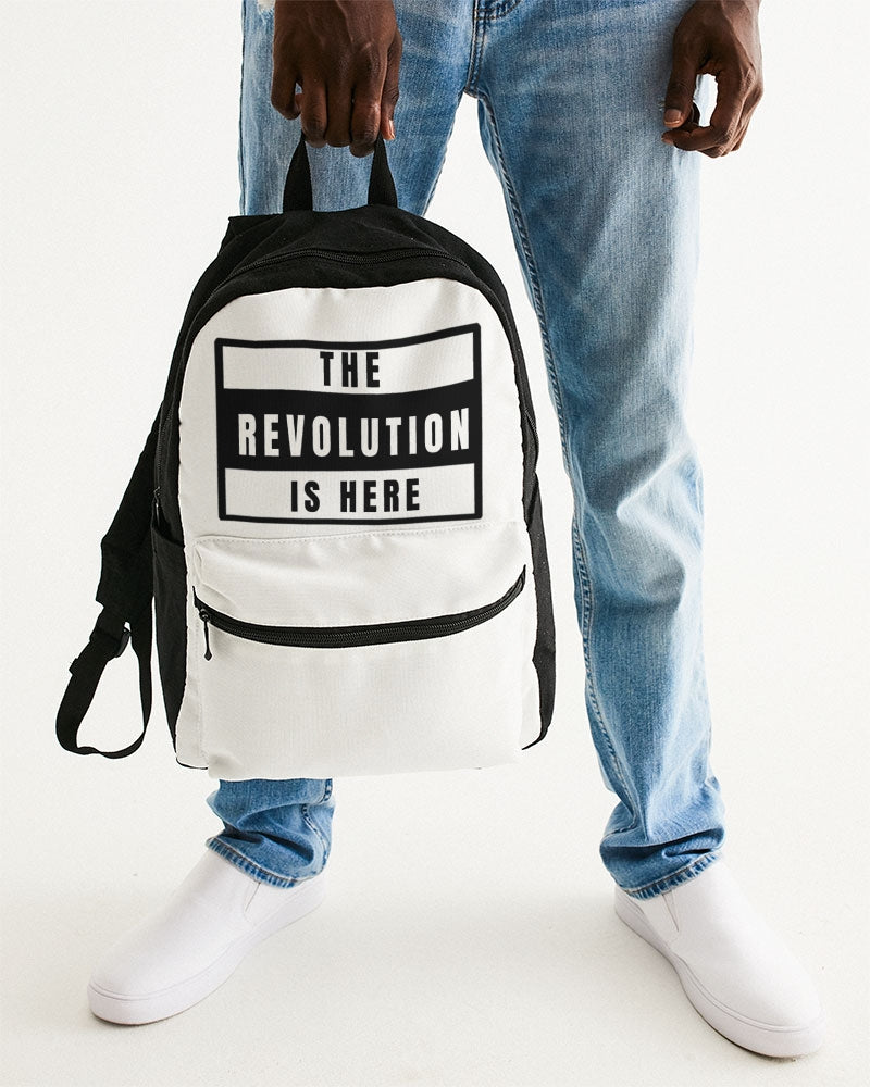 The Revolution Is Here Small Canvas Backpack