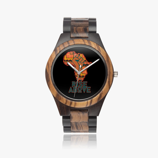 Rise Above: Live and In Color-. Indian Ebony Wooden Watch