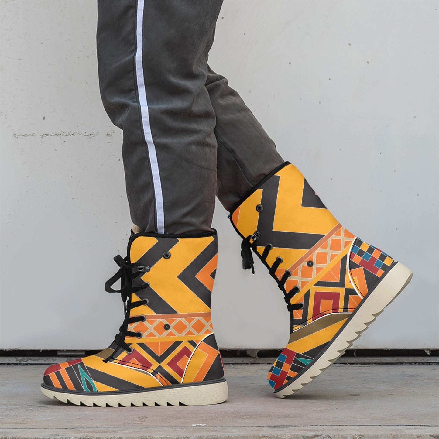 Village Rebel Cotton-pad Fur Lining Boots
