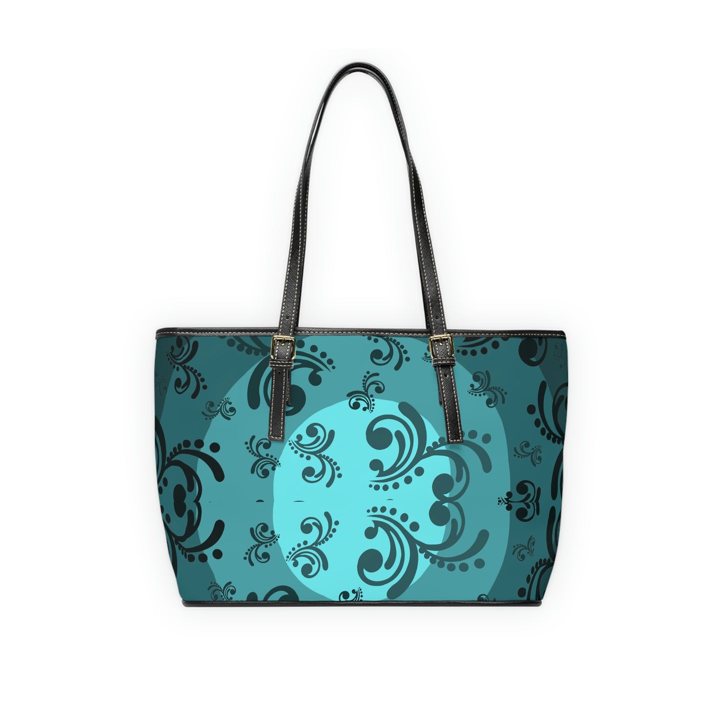 Cooling Waters Leather Shoulder Bag