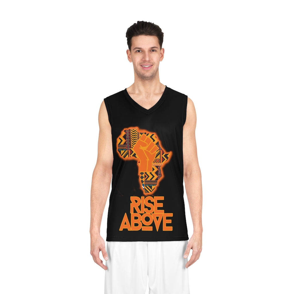 Rise Above: Village Rebel-Basketball Jersey