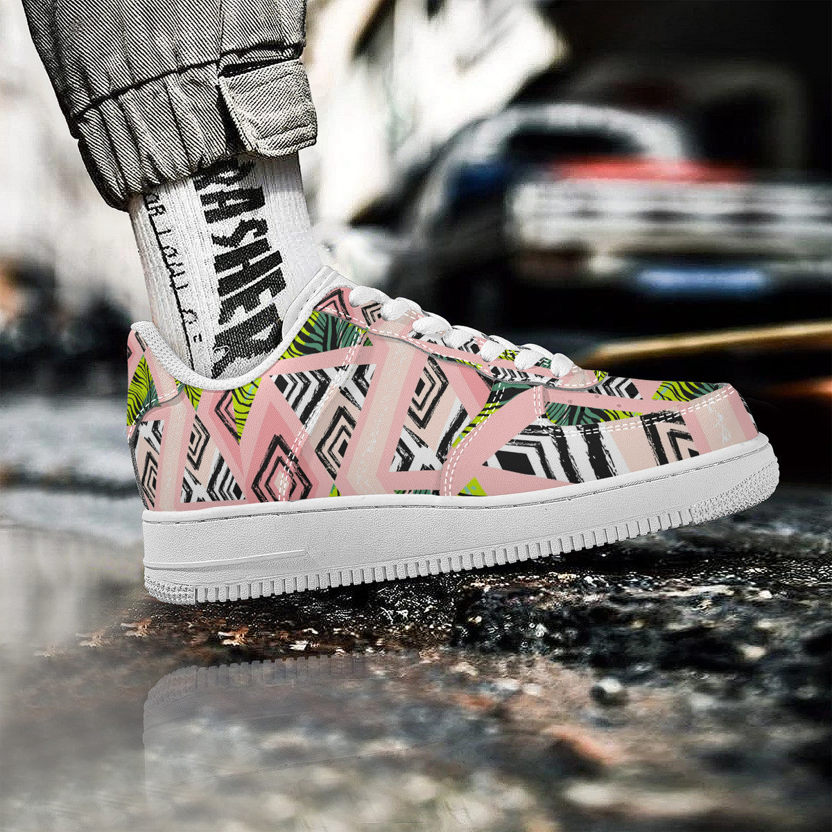 Tropical Breeze- Low Top Unisex Sneaker