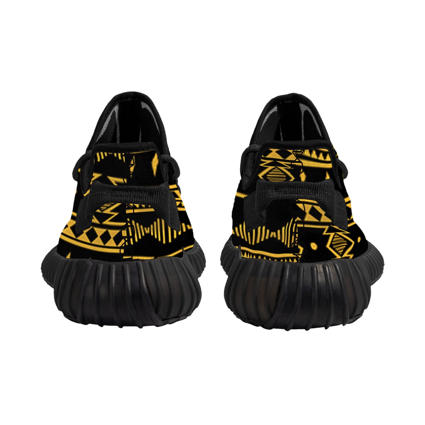 Royalty- Breathable Mesh Knit Sneaker - Black