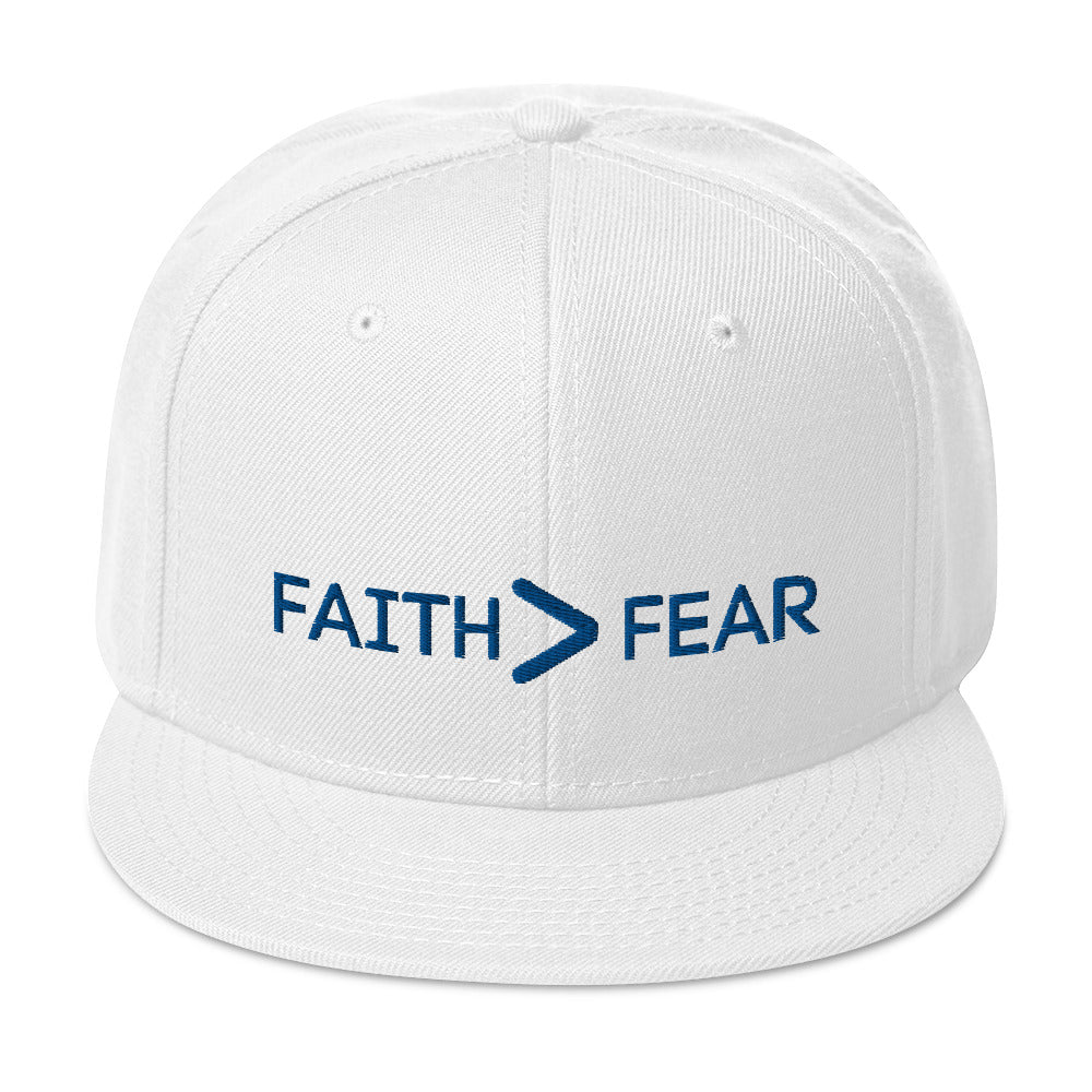 Faith Greater Than Fear-Snapback Hat