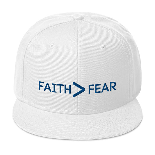 Faith Greater Than Fear-Snapback Hat