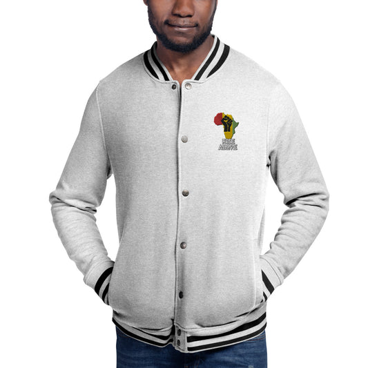 Rise Above Classic-Embroidered Champion Bomber Jacket