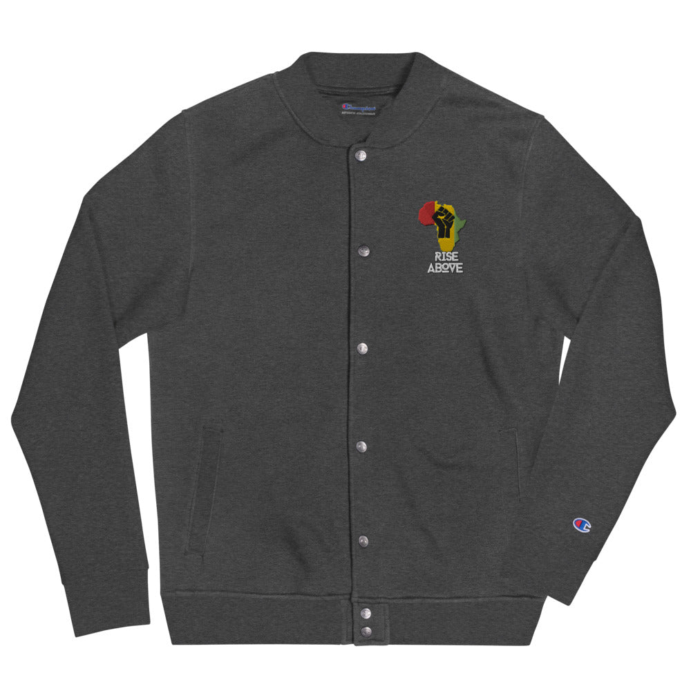 Rise Above Classic-Embroidered Champion Bomber Jacket