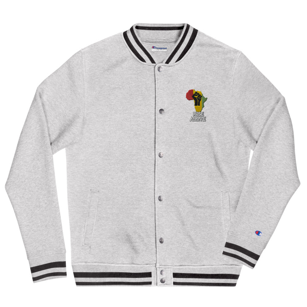 Rise Above Classic-Embroidered Champion Bomber Jacket