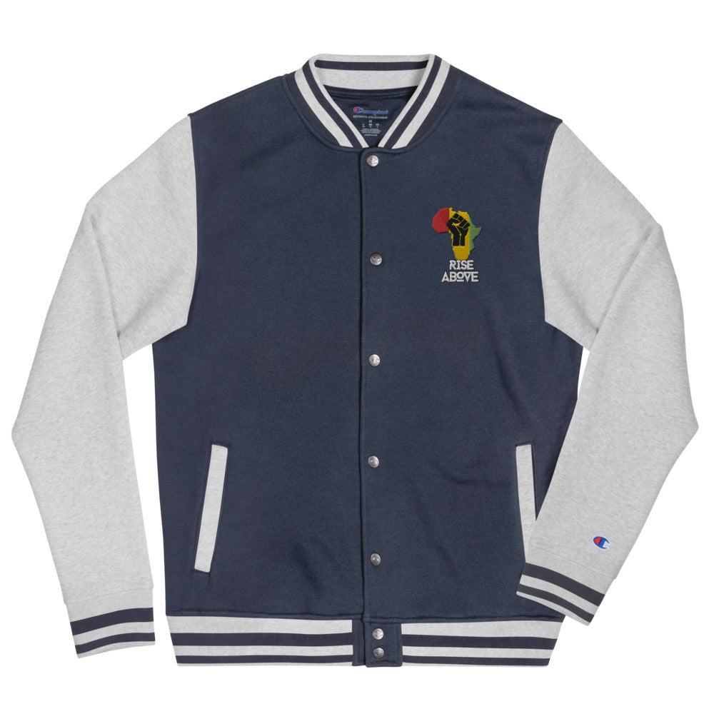 Rise Above Classic-Embroidered Champion Bomber Jacket