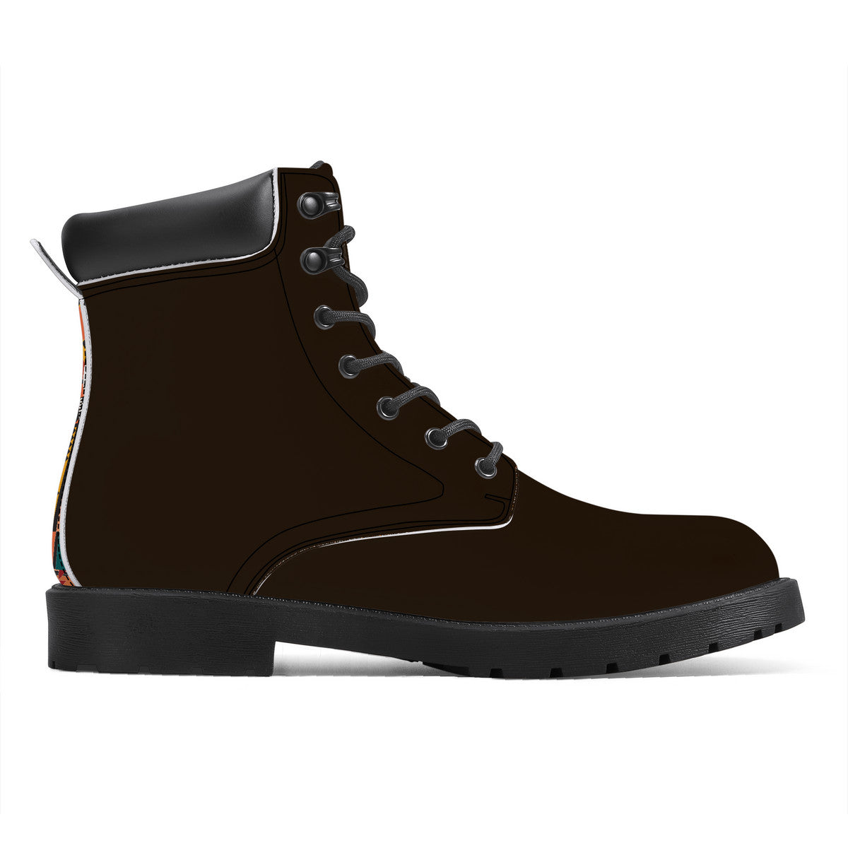 Rise Above- Chocolate Brownie: Synthetic Leather Boots