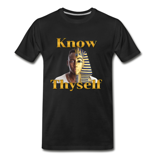 Know Thyself-Men’s Premium Organic T-Shirt - black