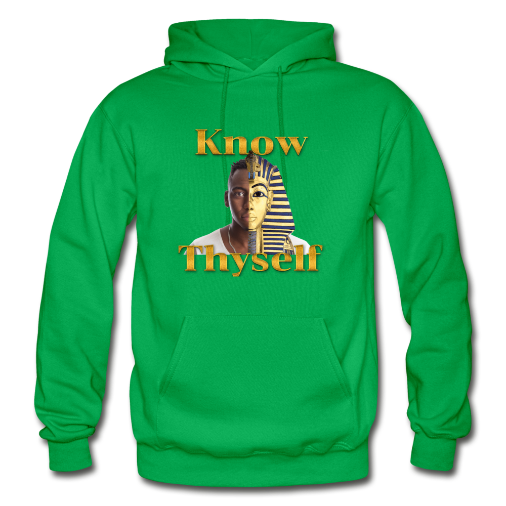 Know Thyself Heavy Blend Adult Hoodie - kelly green
