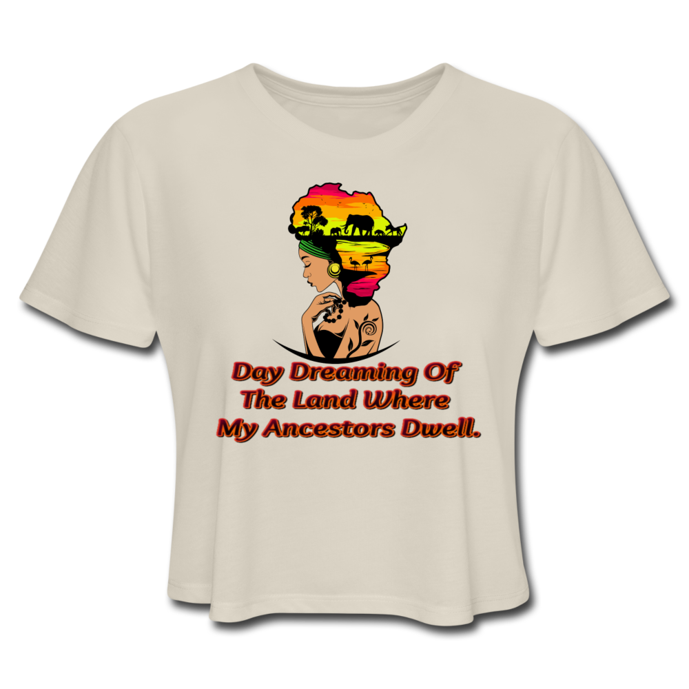 Day Dream- Cropped T-Shirt - dust