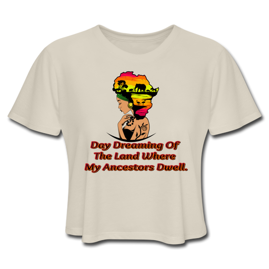 Day Dream- Cropped T-Shirt - dust