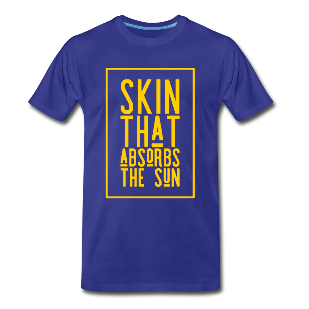 Skin That Absorbs The Sun-Men's Premium T-Shirt - royal blue