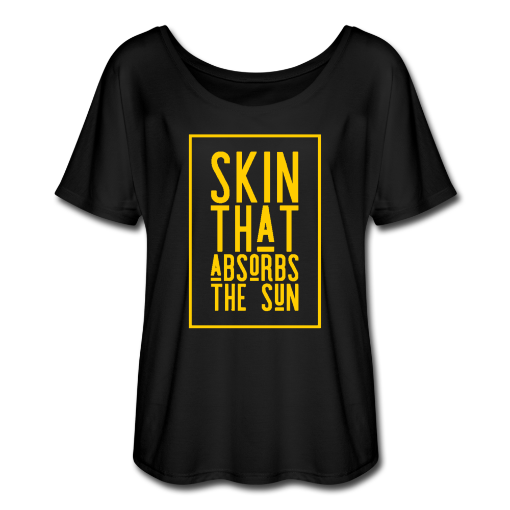 Women’s Flowy T-Shirt - black