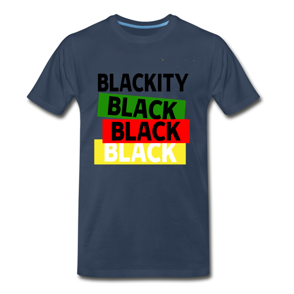 Proud to be black-Men's Premium T-Shirt - navy