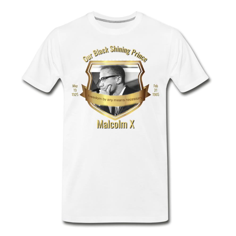 By Any Means Necessary- Premium T-Shirt - white