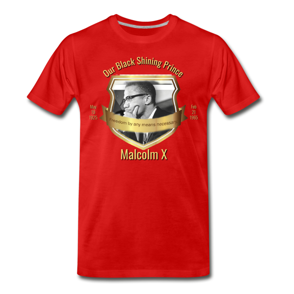 By Any Means Necessary- Premium T-Shirt - red