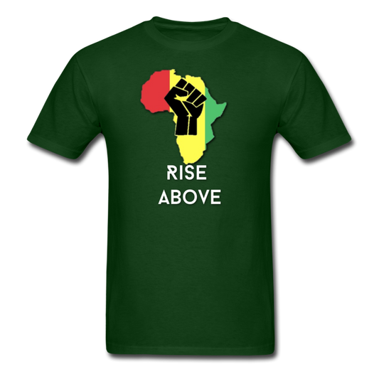 Rise Above-Unisex Classic T-Shirt - forest green