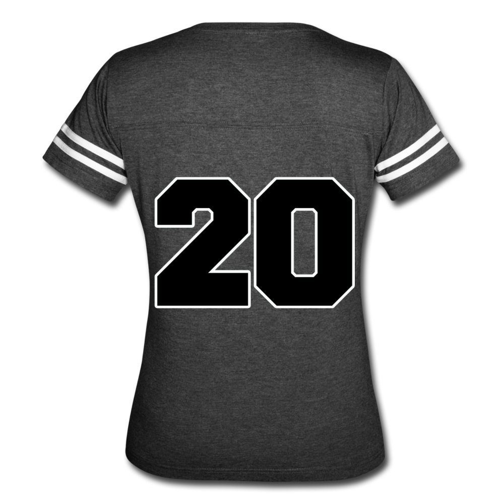 Rise Above Classic Black-Women’s Vintage Sport T-Shirt - vintage smoke/white