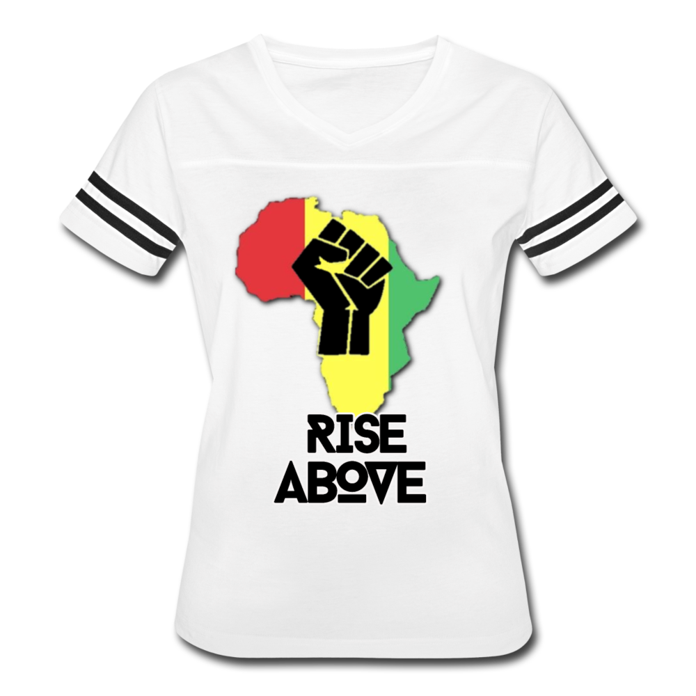 Rise Above Classic Black-Women’s Vintage Sport T-Shirt - white/black