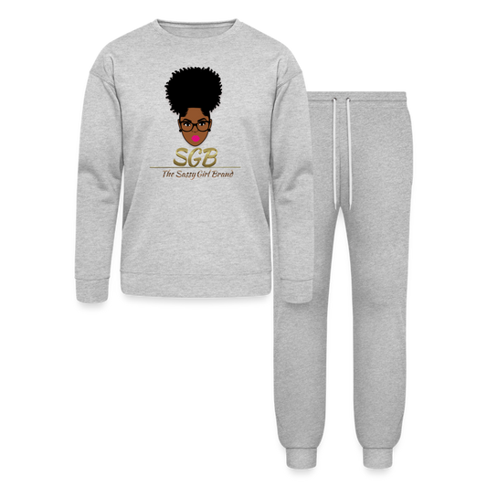 Lounge Wear Set by Bella + Canvas - heather gray