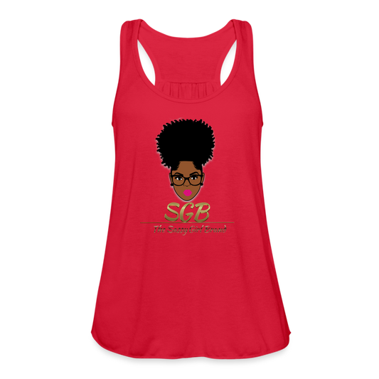 SGB Women's Flowy Tank Top - red