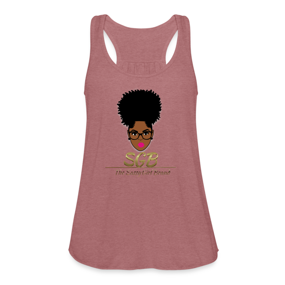 SGB Women's Flowy Tank Top - mauve