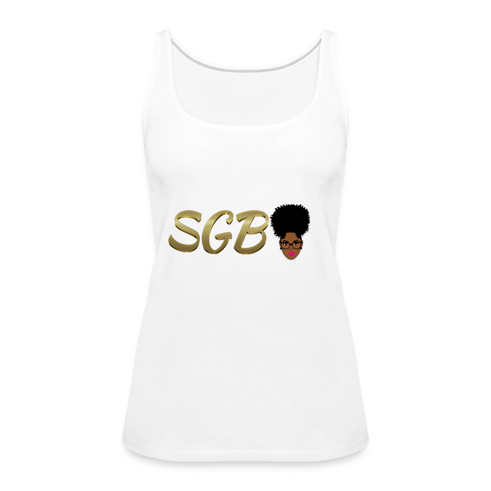 SGB Women’s Premium Tank Top - white