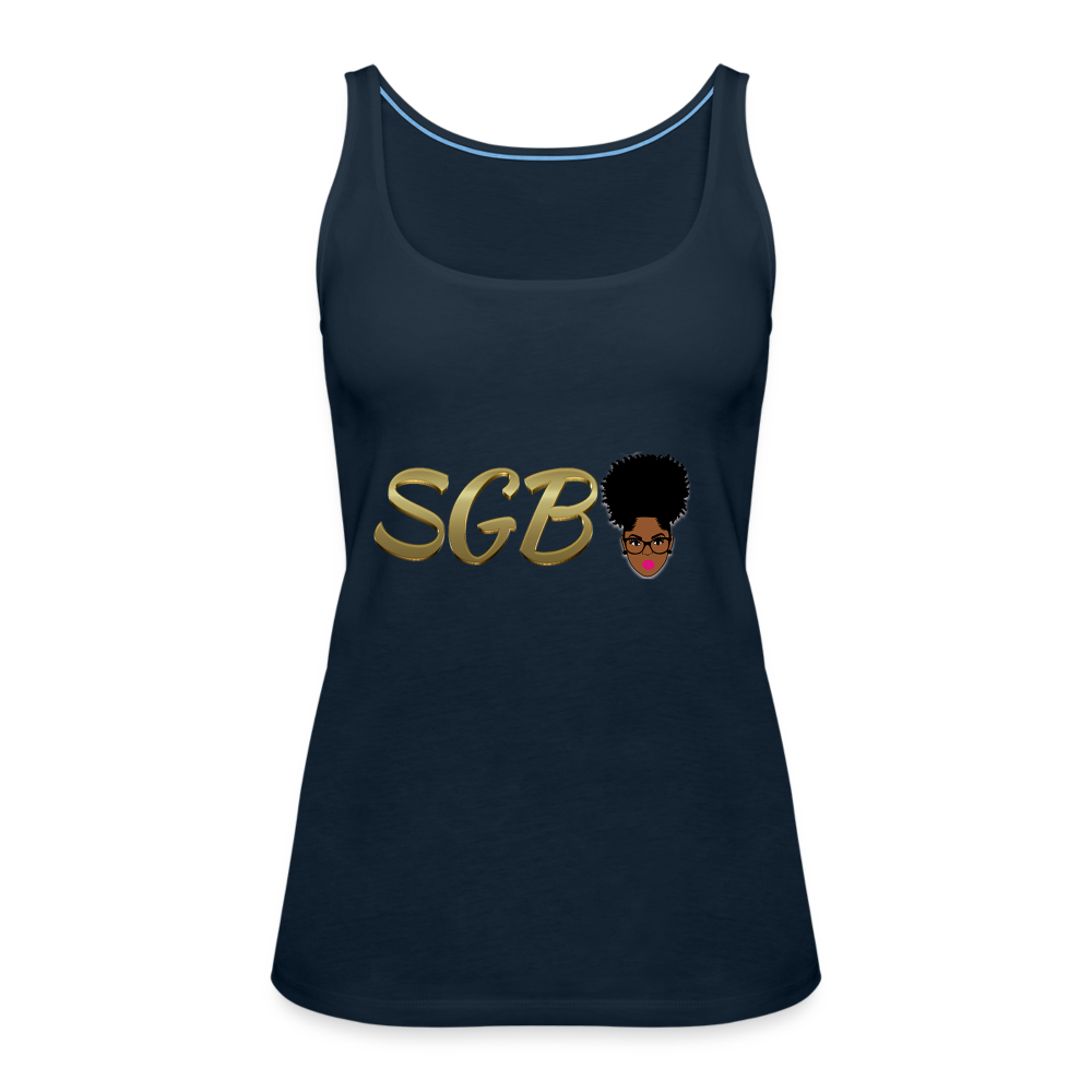 SGB Women’s Premium Tank Top - deep navy
